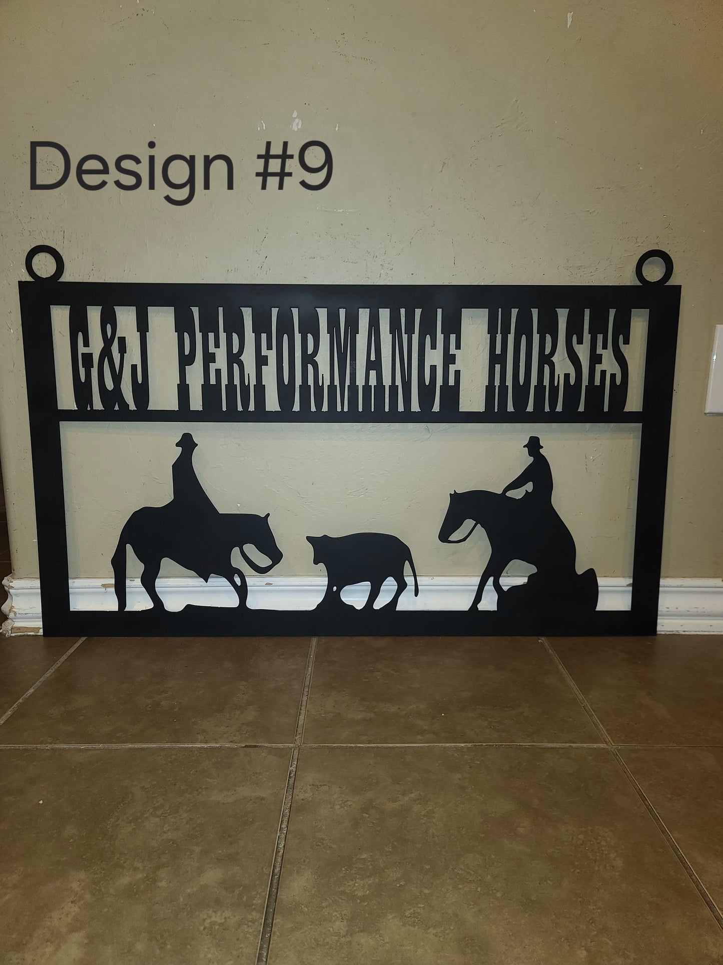 Custom Horse Sport Metal Sign – Personalized for Riders, Ranches & Stables