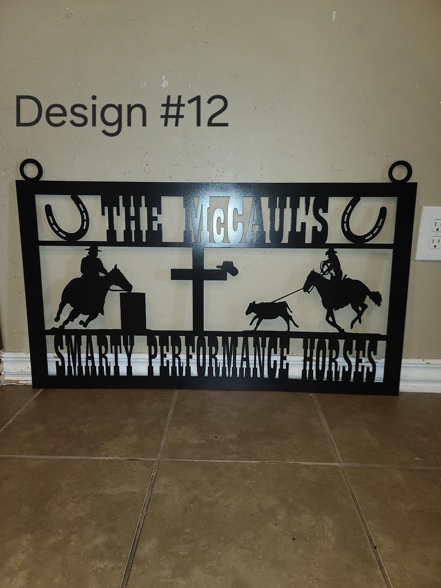 Custom Horse Sport Metal Sign – Personalized for Riders, Ranches & Stables