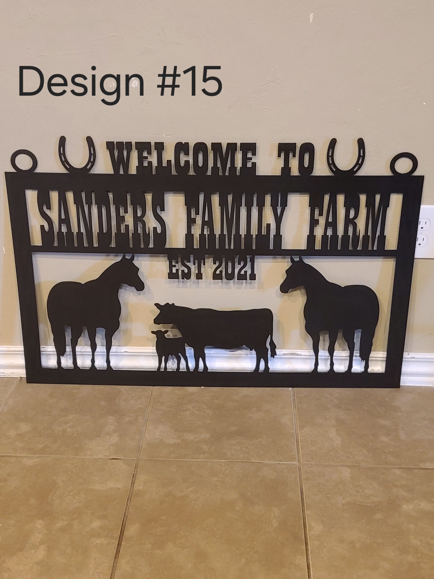 Custom Horse Sport Metal Sign – Personalized for Riders, Ranches & Stables