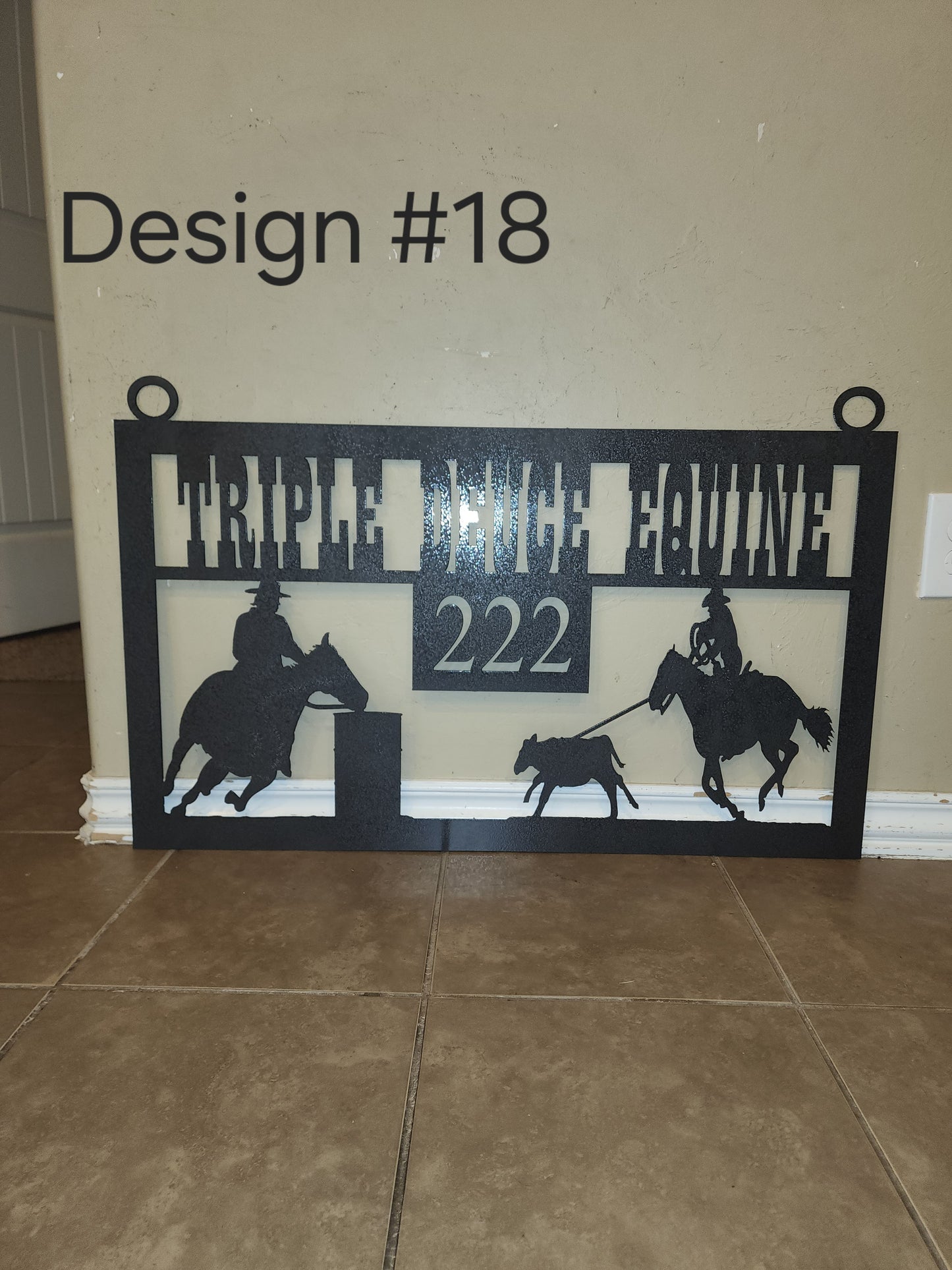 Custom Horse Sport Metal Sign – Personalized for Riders, Ranches & Stables