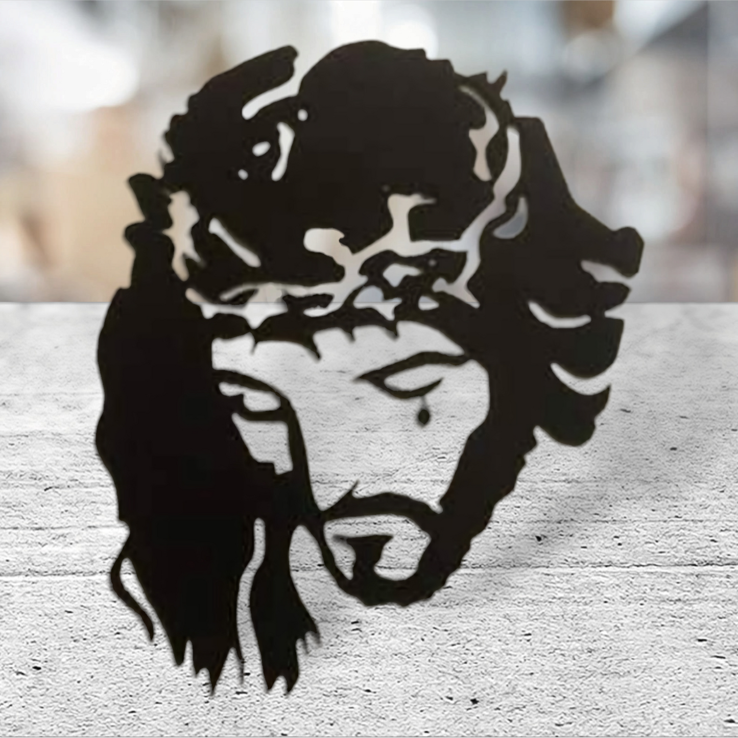 Jesus head home decor