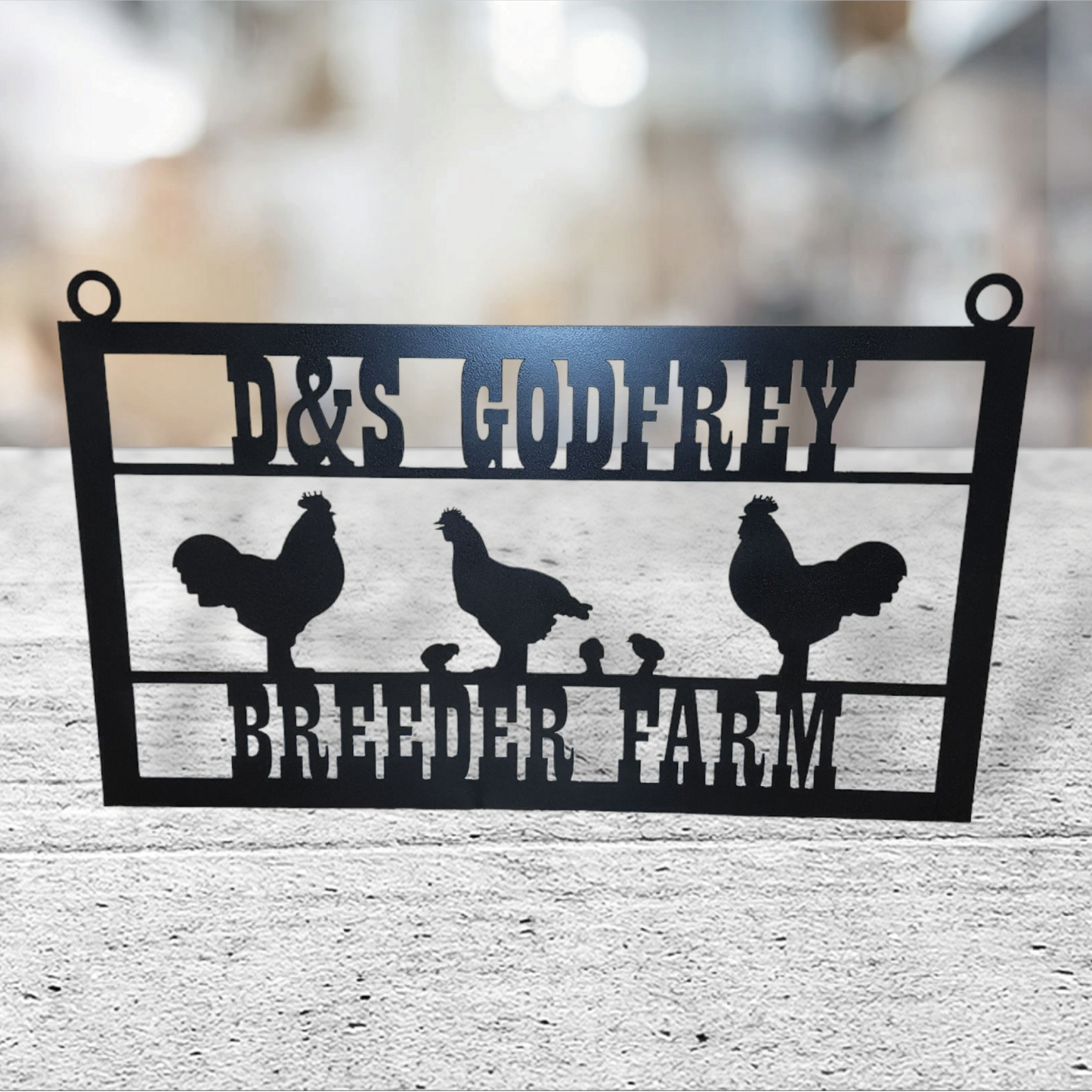 Rooster & hen design