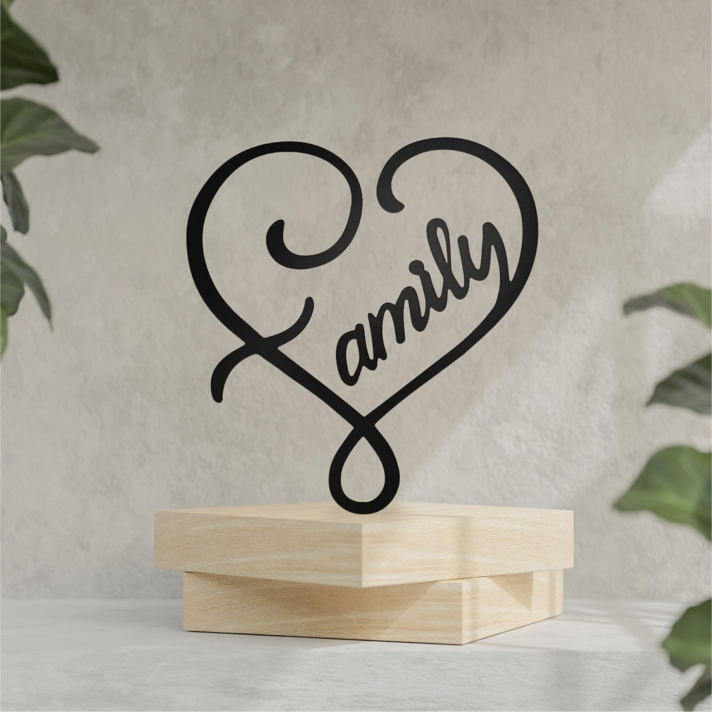 Home decor family heart