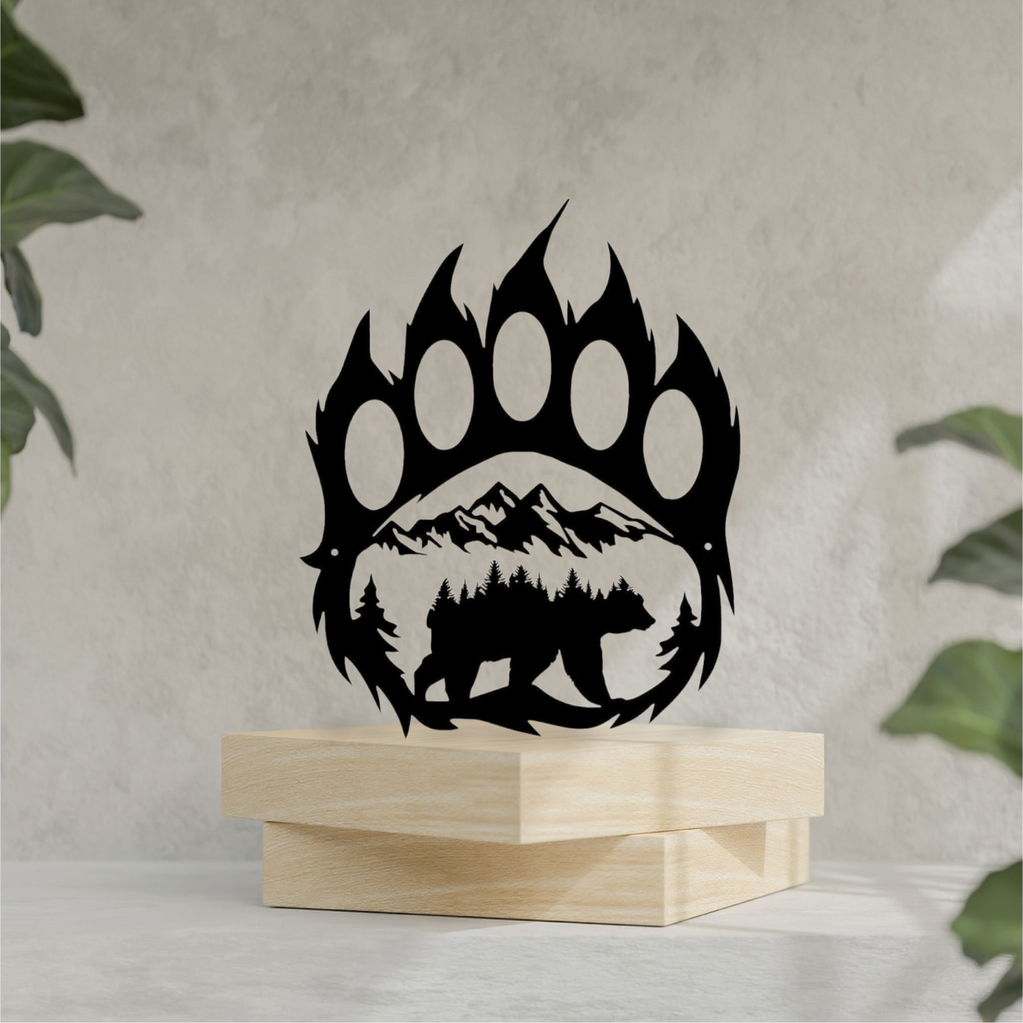 Home decor bear claw design