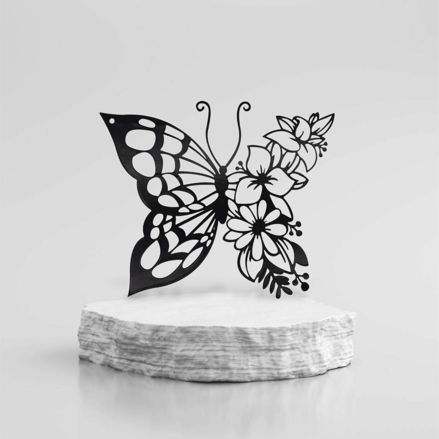 Home decor butterfly flower design