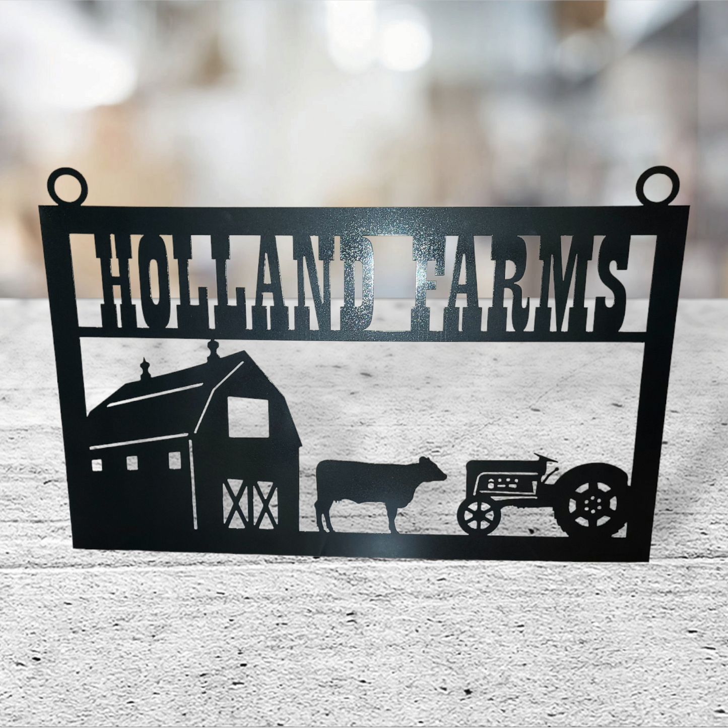 Barn, cow, tractor design #3