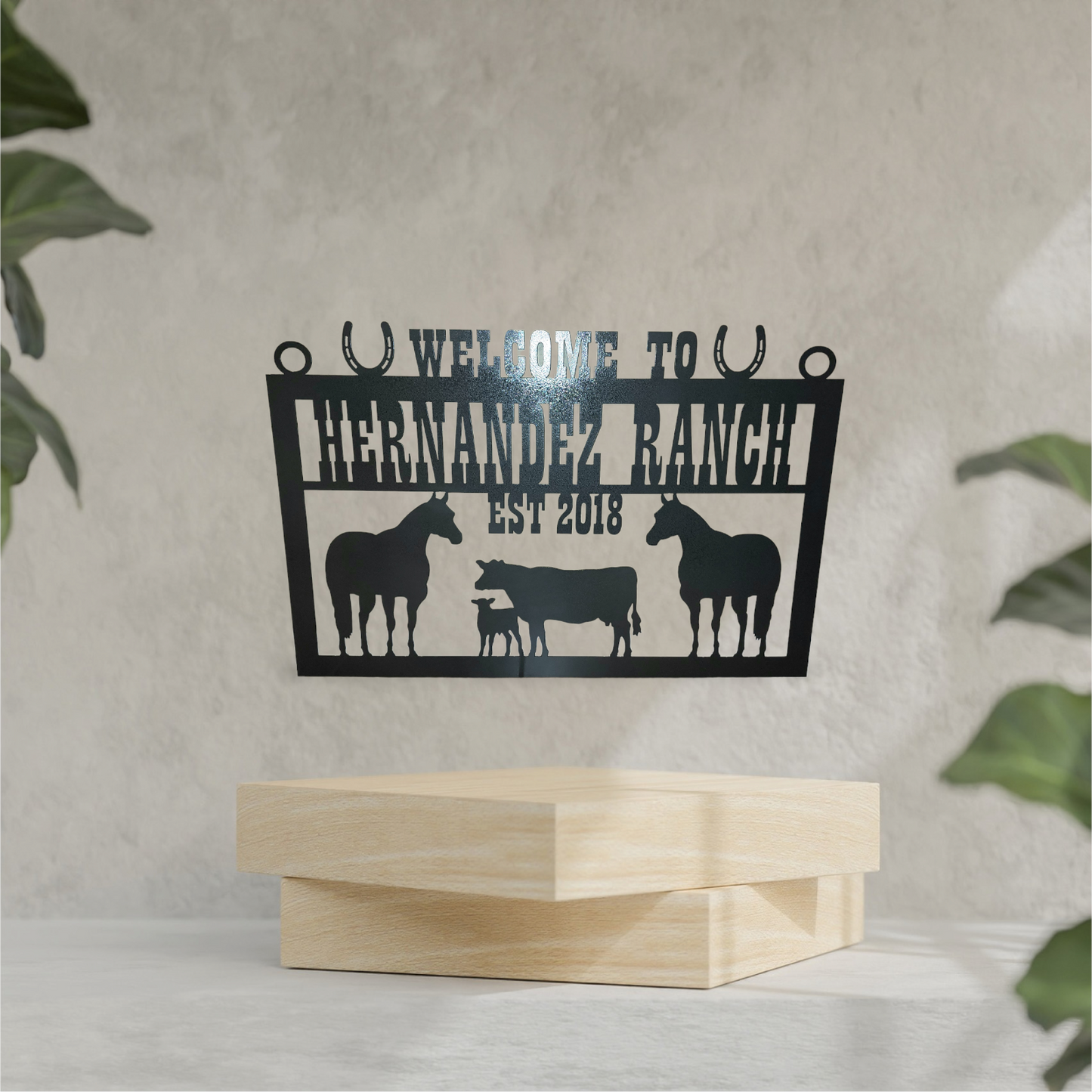 Horses & cattle design