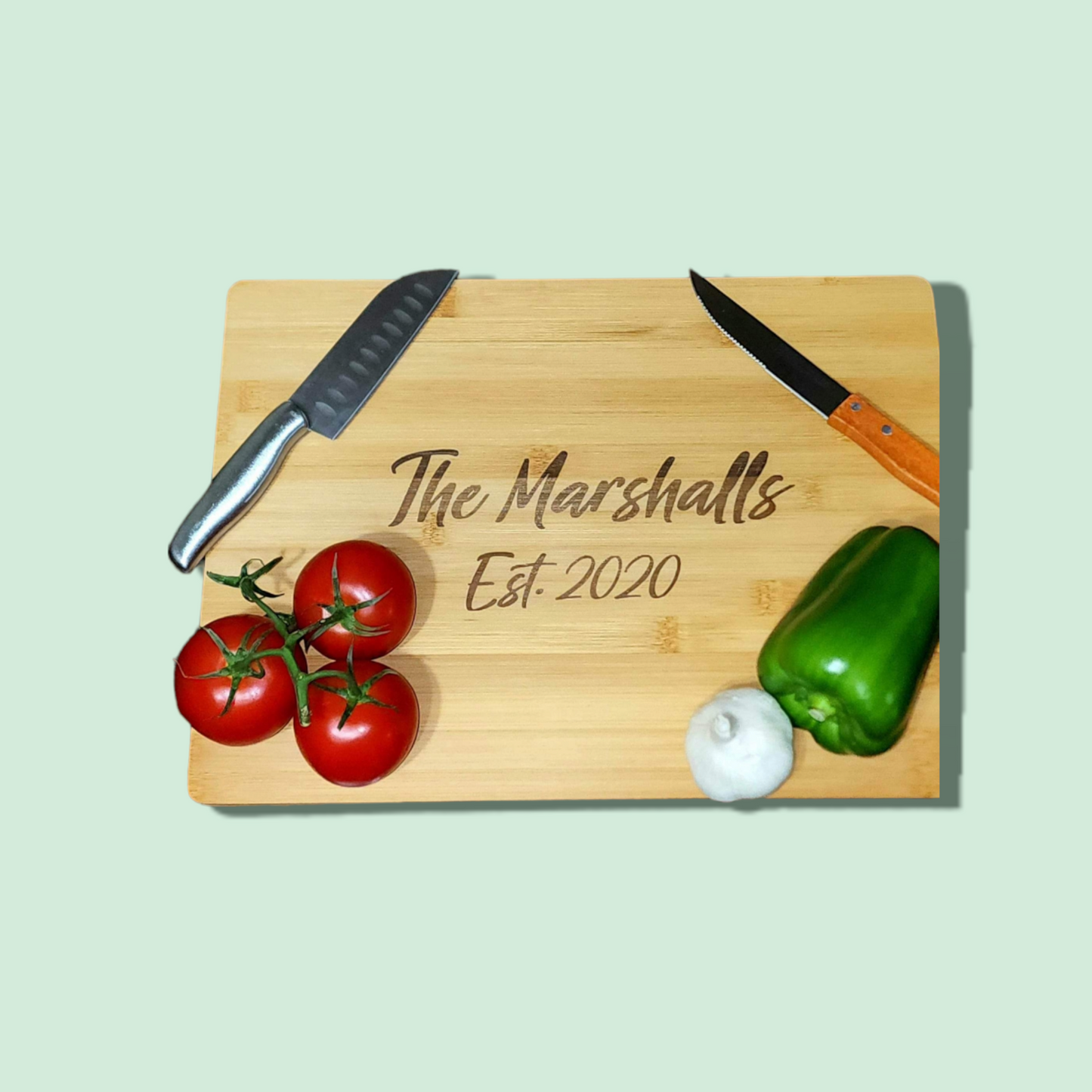 Custom made cutting board