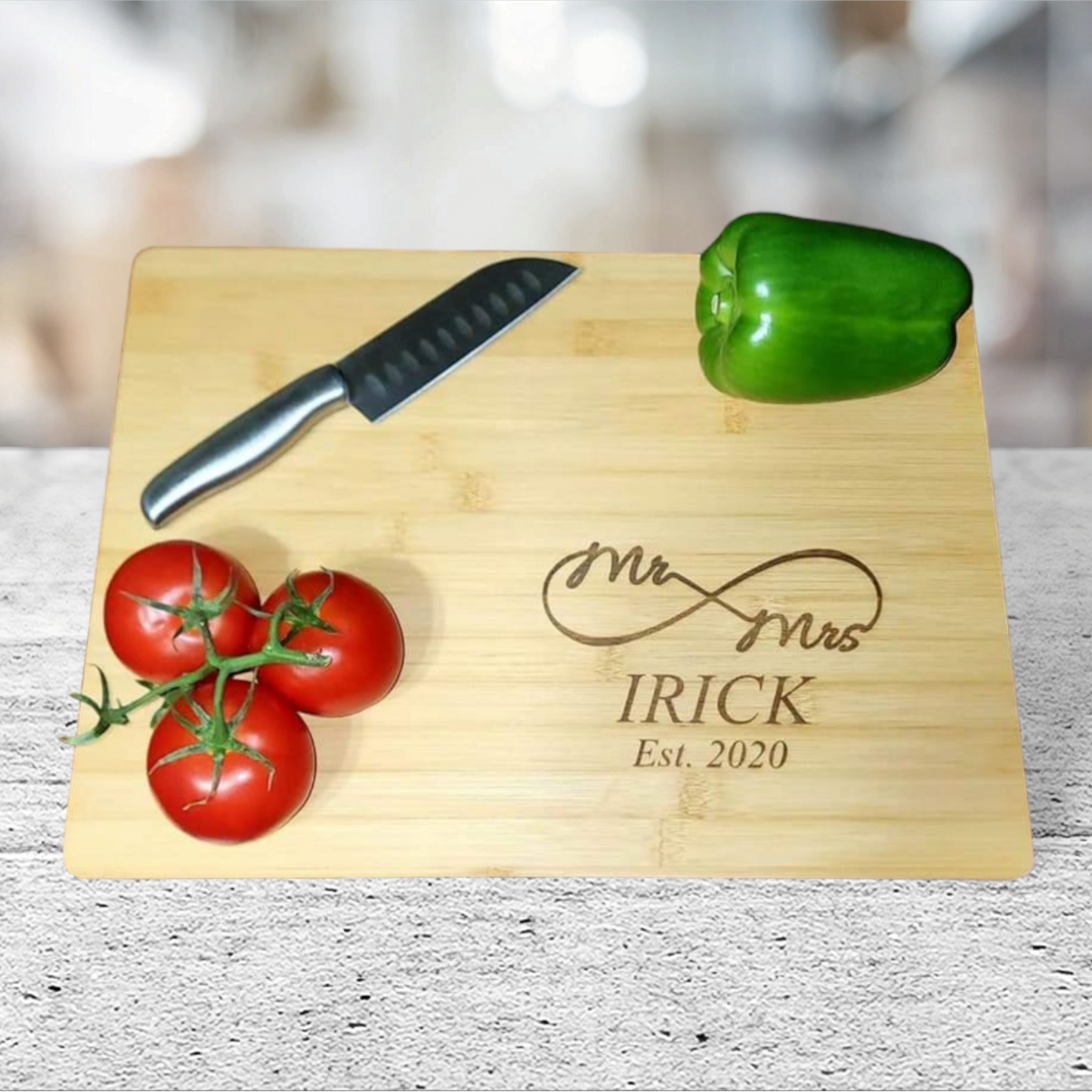 Custom made cutting board