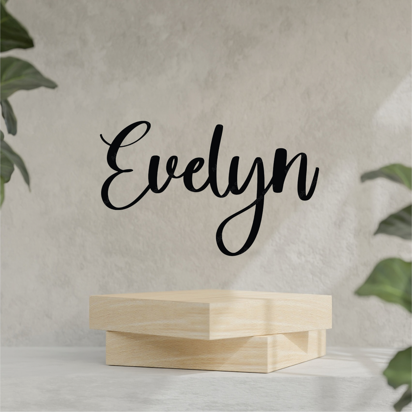 Home Decor Cursive Name Sign