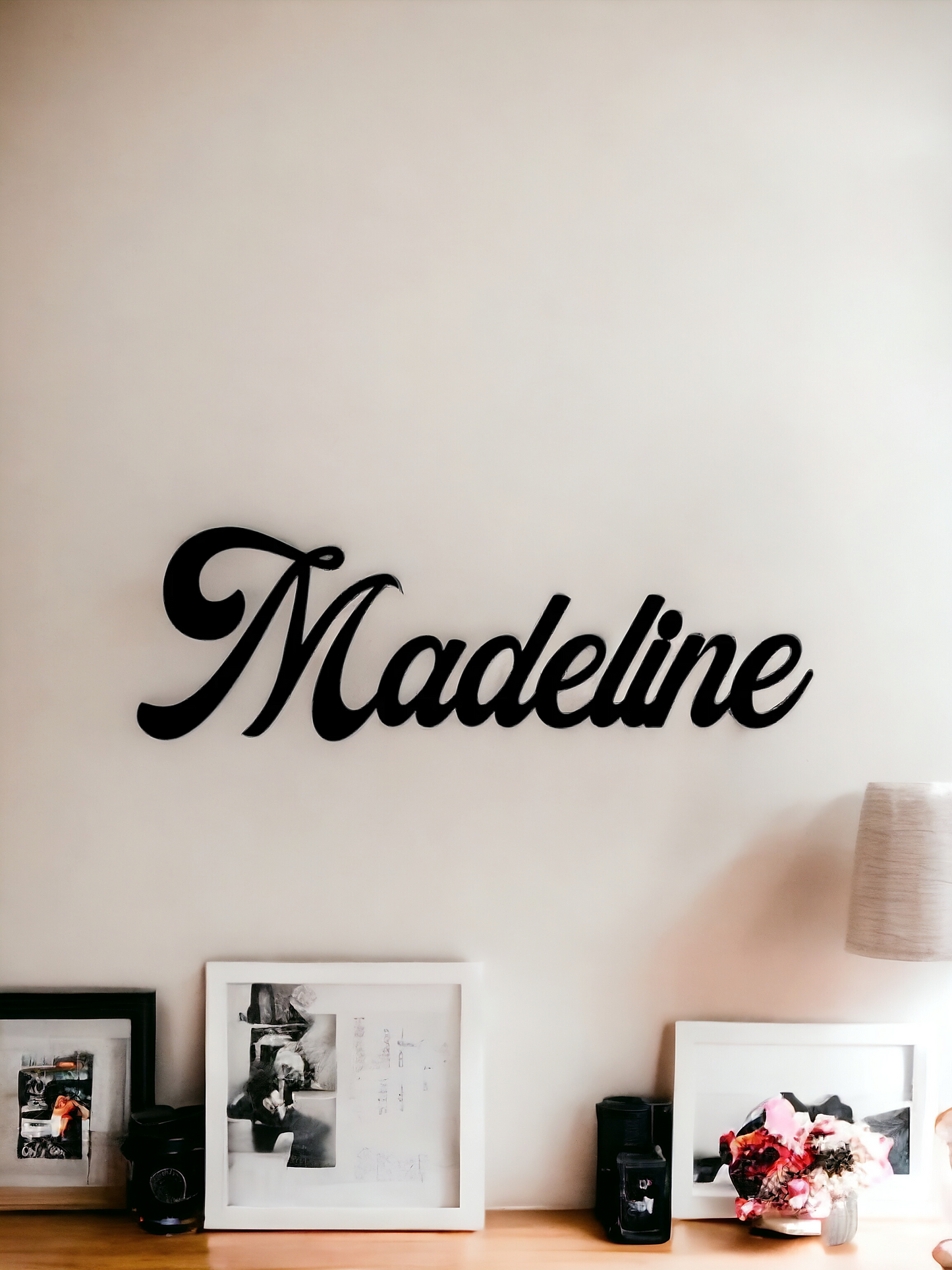 Home Decor Cursive Name Sign