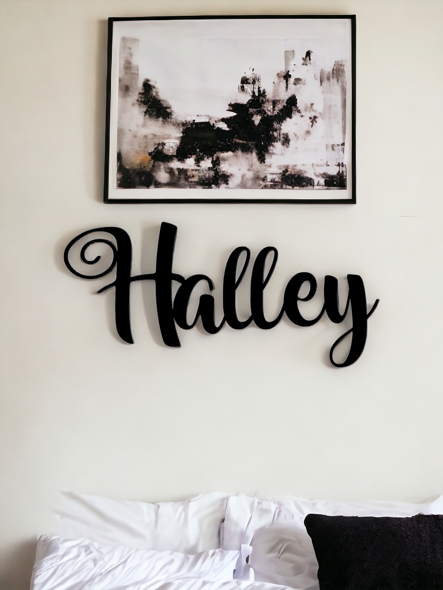 Home Decor Cursive Name Sign