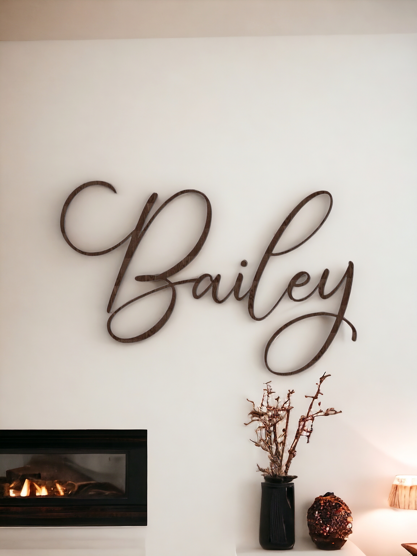 Home Decor Cursive Name Sign