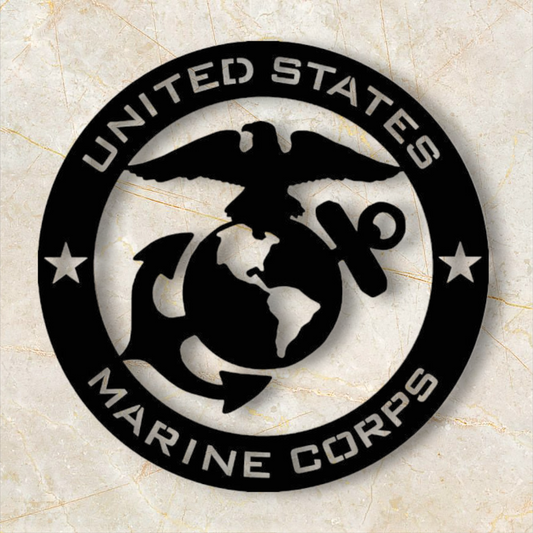 United States Marine Corps Metal Sign