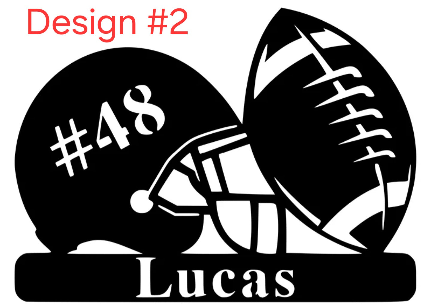 🏈 Football Metal Signs