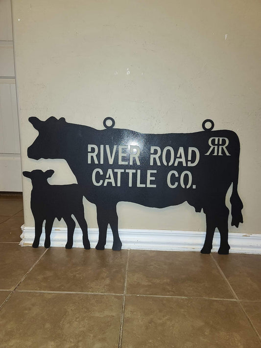 "ANY ANIMAL" Custom Metal Sign with Wording