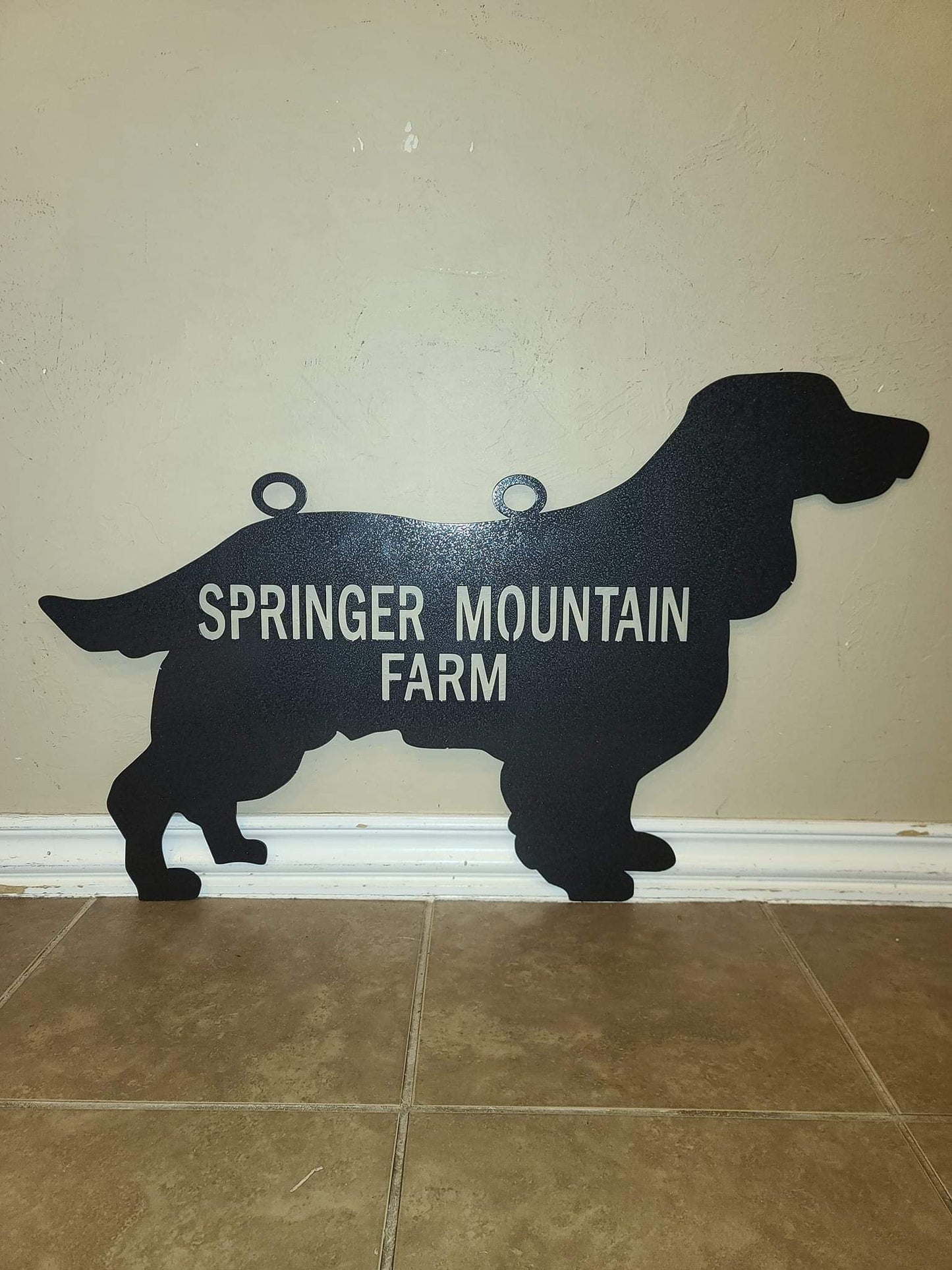 "ANY ANIMAL" Custom Metal Sign with Wording