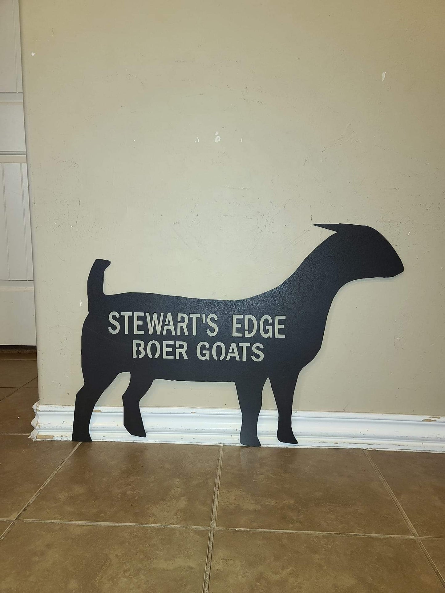 "ANY ANIMAL" Custom Metal Sign with Wording