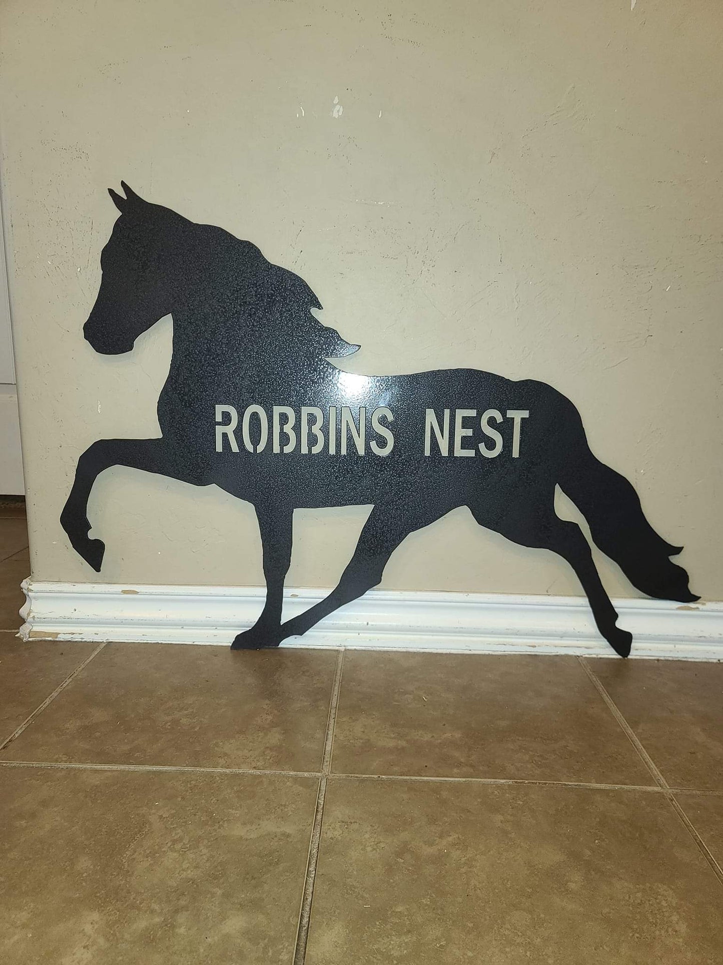 "ANY ANIMAL" Custom Metal Sign with Wording