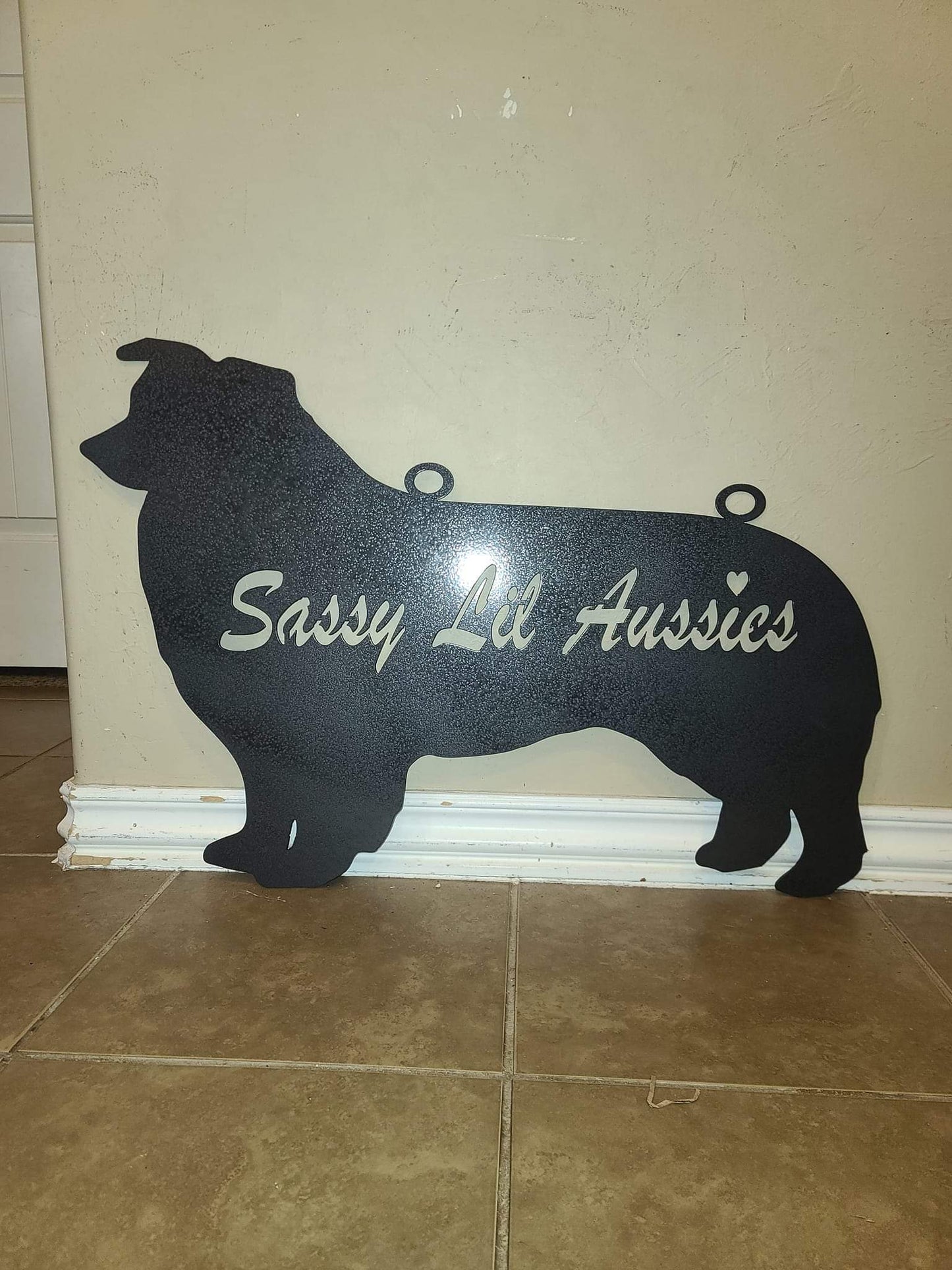 "ANY ANIMAL" Custom Metal Sign with Wording