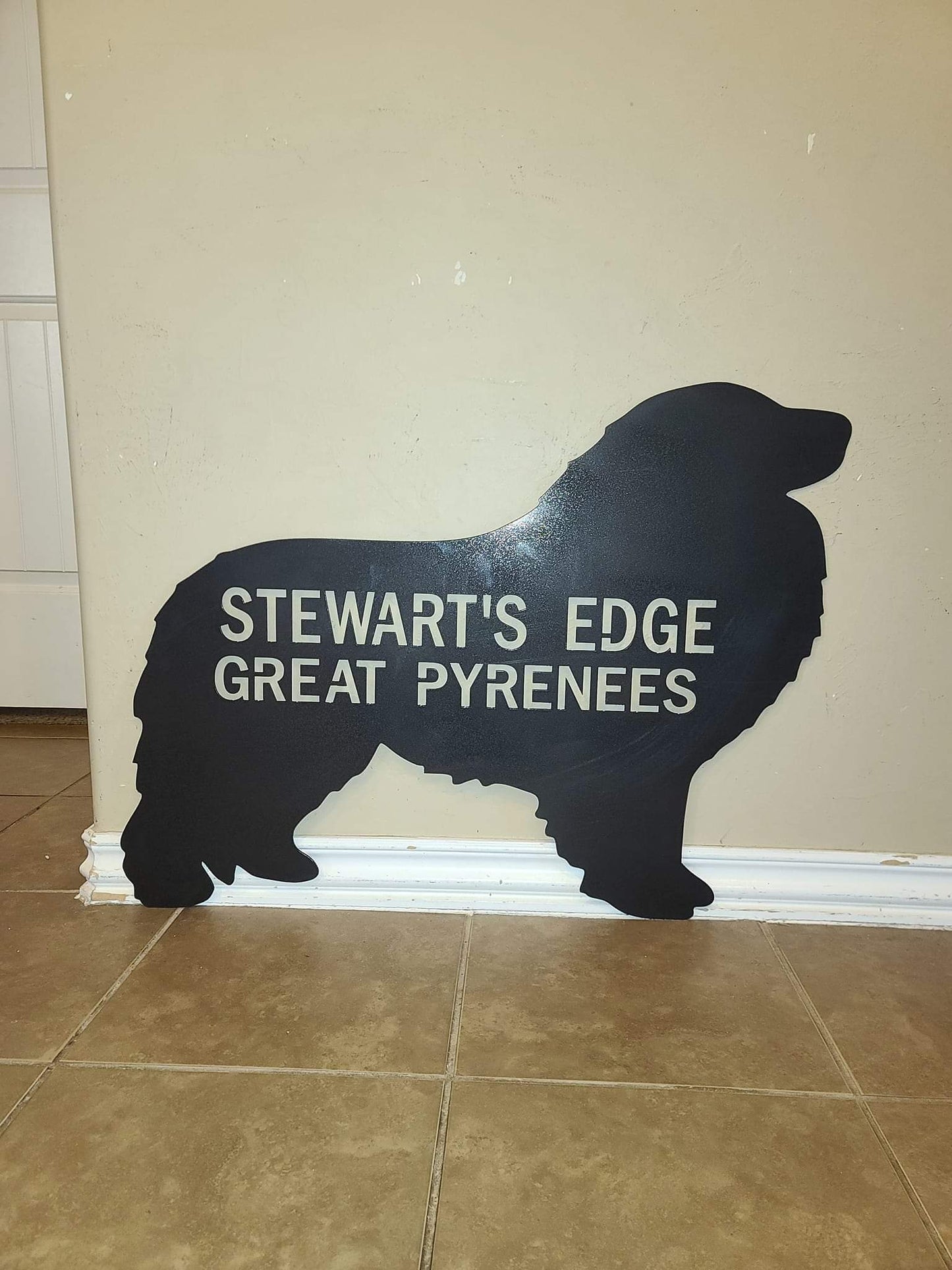 "ANY ANIMAL" Custom Metal Sign with Wording