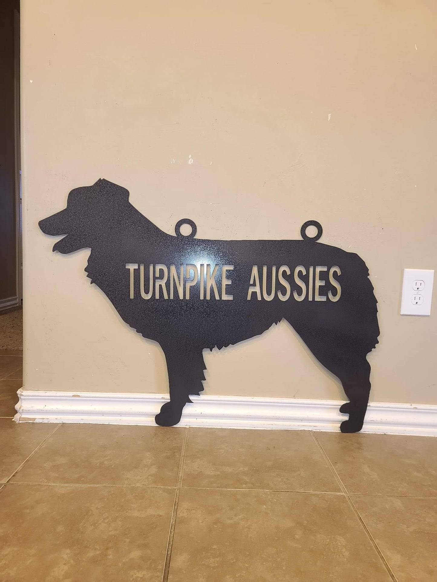 "ANY ANIMAL" Custom Metal Sign with Wording