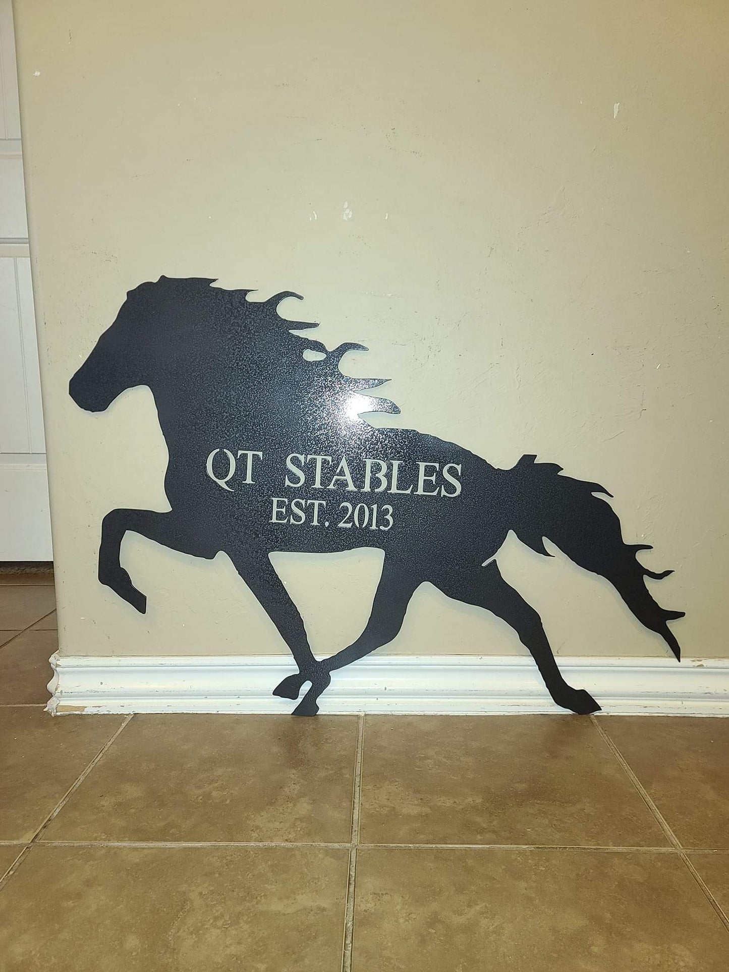 "ANY ANIMAL" Custom Metal Sign with Wording