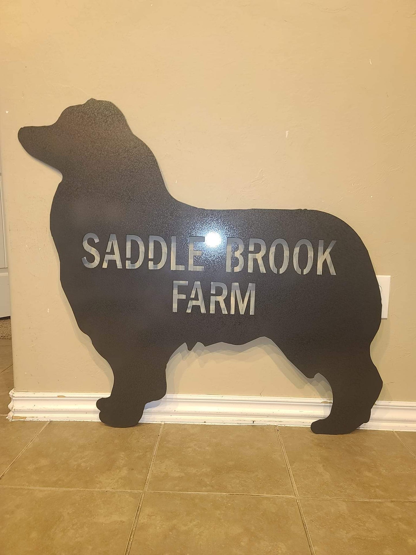 "ANY ANIMAL" Custom Metal Sign with Wording