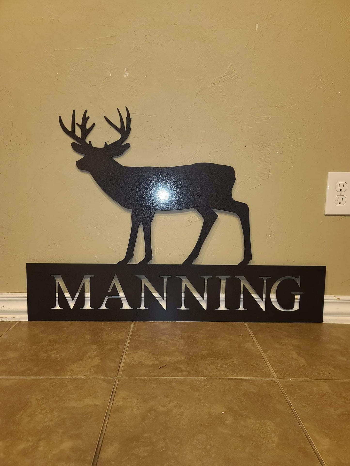 "ANY ANIMAL" Custom Metal Sign with Wording