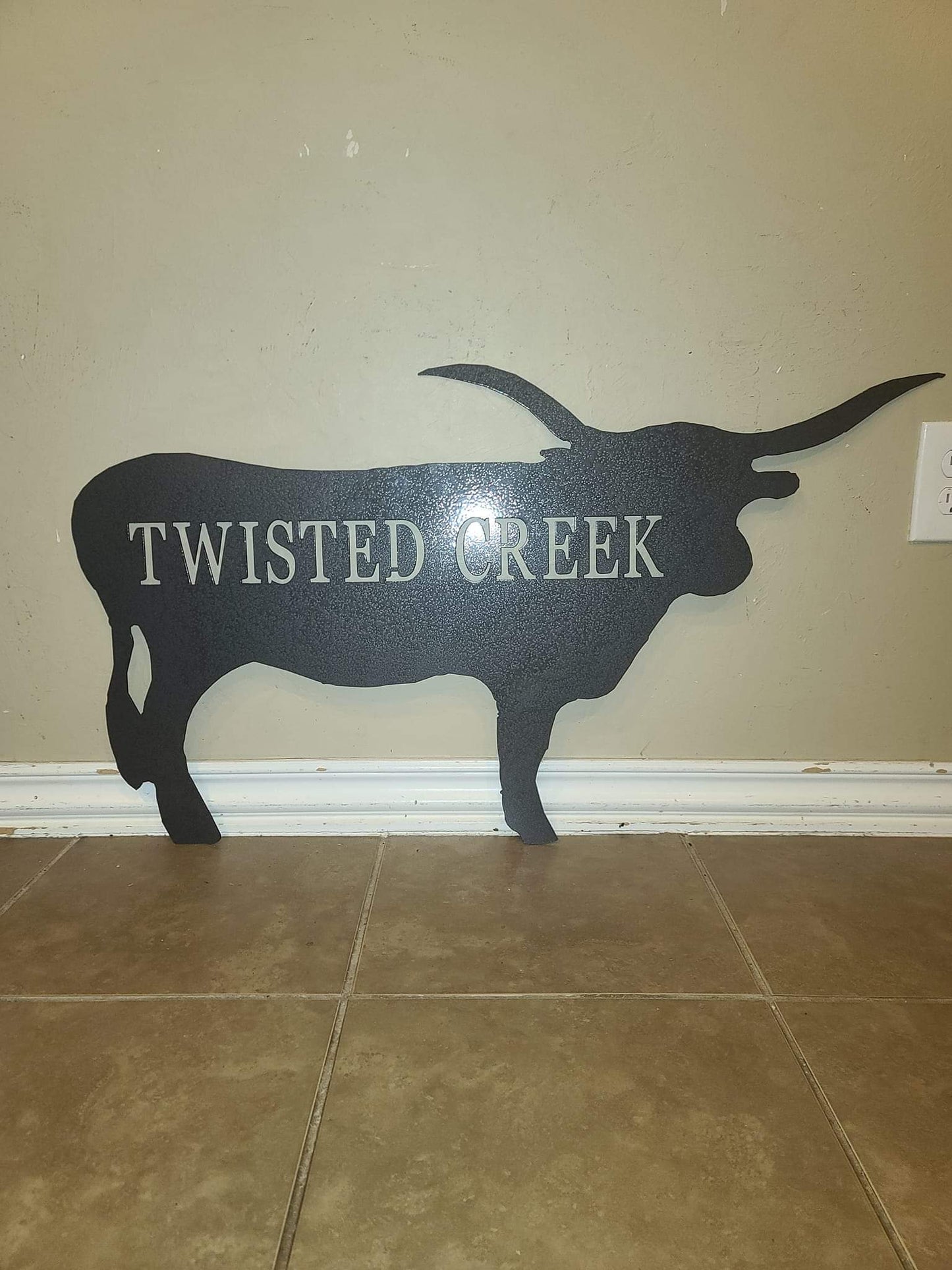 "ANY ANIMAL" Custom Metal Sign with Wording